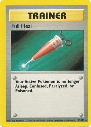 Base Set  082/102 Full Heal  - Uncommon