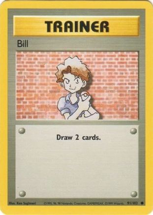 Base Set  091/102 Bill  - Common