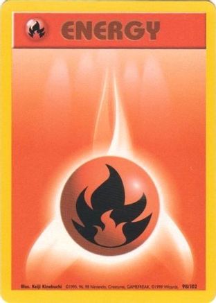 Base Set  098/102 Fire Energy  - Common