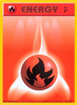 Base Set 2  126/130 Fire Energy  - Common