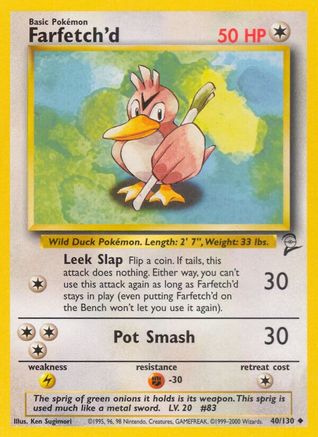 Base Set 2  040/130 Farfetch'd  - Uncommon
