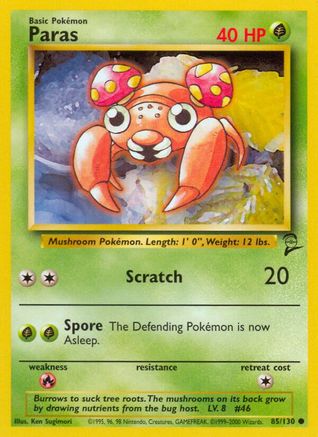 Base Set 2  085/130 Paras  - Common