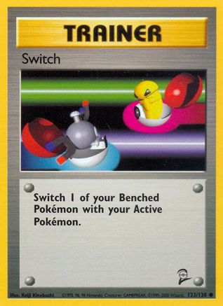 Base Set 2  123/130 Switch  - Common
