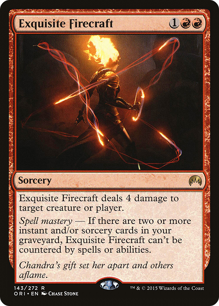 Magic Origins - (ORI-143) - Exquisite Firecraft