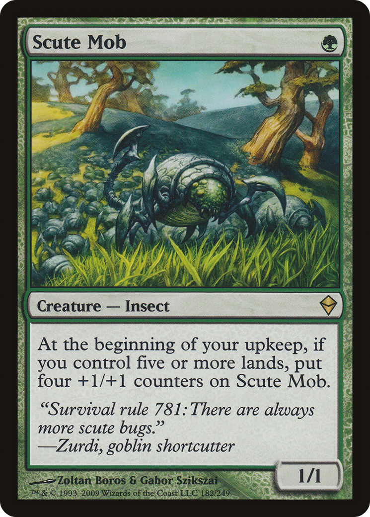 Zendikar - (ZEN-182) - Scute Mob Foil