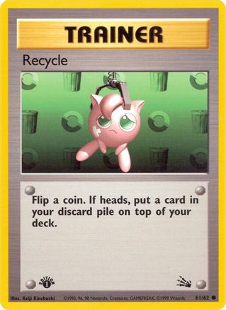 Fossil  061/62 Recycle  - 1st Edition - Common