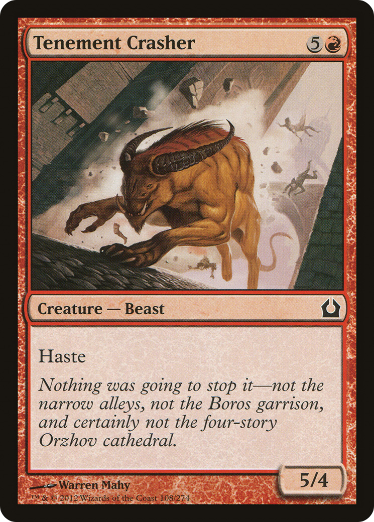 Return to Ravnica - (RTR-108) - Tenement Crasher Foil