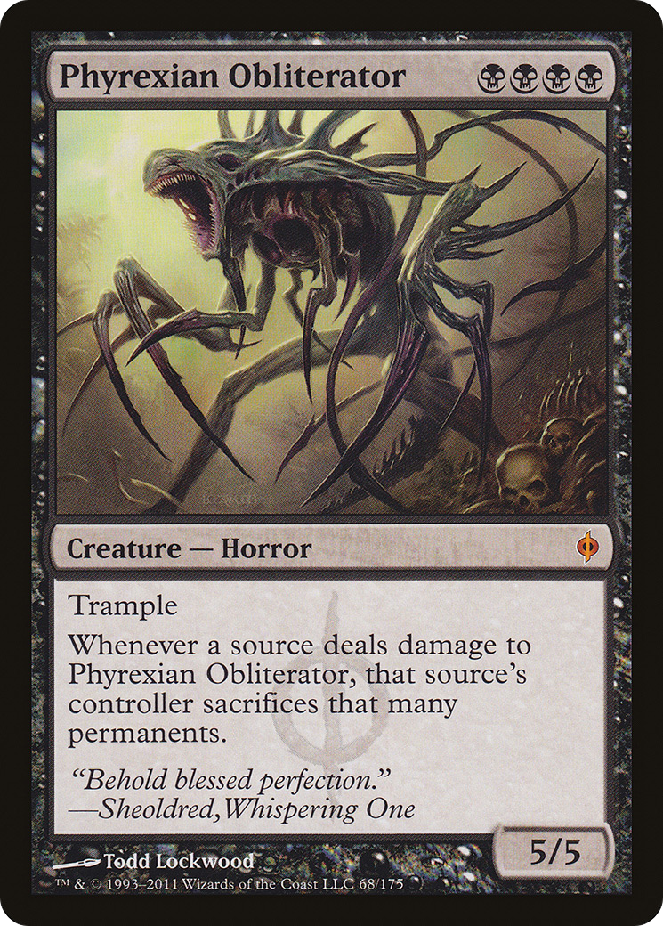 New Phyrexia - (NPH-068) - Phyrexian Obliterator Foil