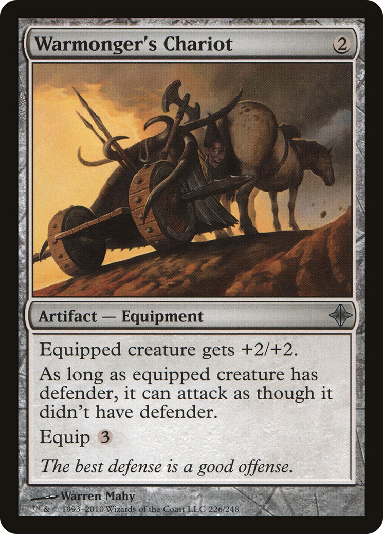 Rise of the Eldrazi - (ROE-226) - Warmonger's Chariot Foil