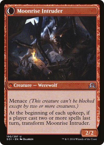 Shadows over Innistrad - (SOI-190) - Village Messenger: (Double Faced Transform) Foil