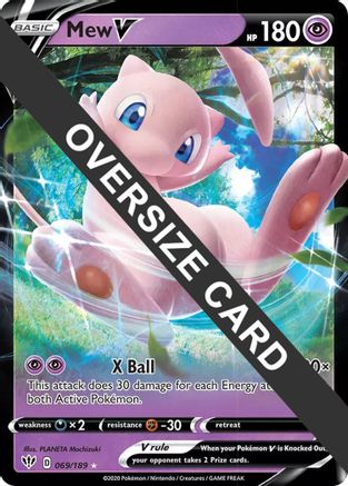 Jumbo Cards /189 Mew V - 069/189  - Holofoil - Promo
