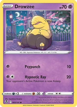 SWSH12 Silver Tempest  060/195 Drowzee  - Common