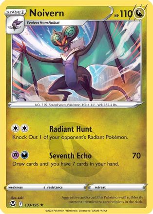 SWSH12 Silver Tempest  133/195 Noivern  - Reverse Holofoil - Rare