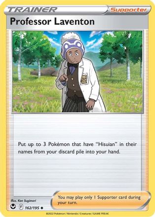 SWSH12 Silver Tempest  162/195 Professor Laventon  - Uncommon