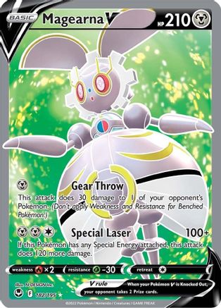SWSH12 Silver Tempest  182/195 Magearna V (Full Art)  - Holofoil - Ultra Rare