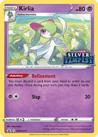 SWSH Sword & Shield Promo Cards  Kirlia - SWSH271 (Prerelease) [STAFF]  - Holofoil - Promo
