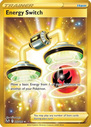 SWSH12 Silver Tempest  212/195 Energy Switch (Secret)  - Holofoil - Secret Rare