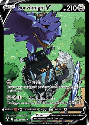 SWSH12 Silver Tempest Trainer Gallery  TG18/TG30 Corviknight V  - Holofoil - Ultra Rare