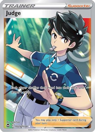 SWSH12 Silver Tempest Trainer Gallery  TG25/TG30 Judge  - Holofoil - Ultra Rare