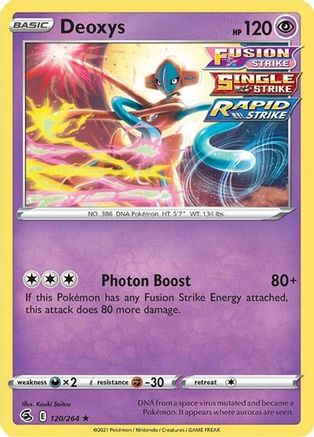 Deck Exclusives  120/264 Deoxys  - Rare
