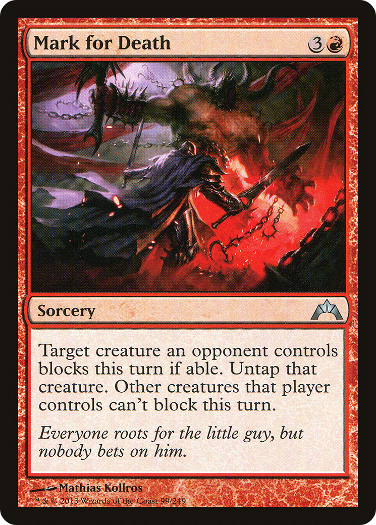 Gatecrash - (GTC-099) - Mark for Death
