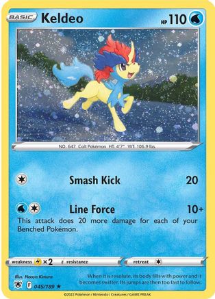 Miscellaneous Cards & Products  045/189 Keldeo  - Holofoil - Holo Rare
