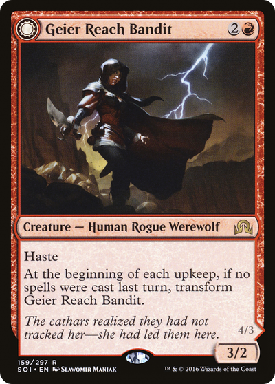 Shadows over Innistrad - (SOI-159) - Geier Reach Bandit: (Double Faced Transform) Foil