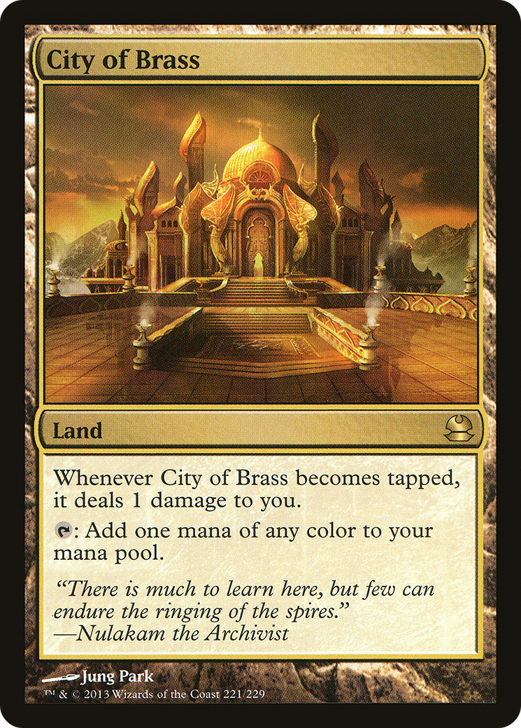 Modern Masters - (MMA-221) - City of Brass Foil
