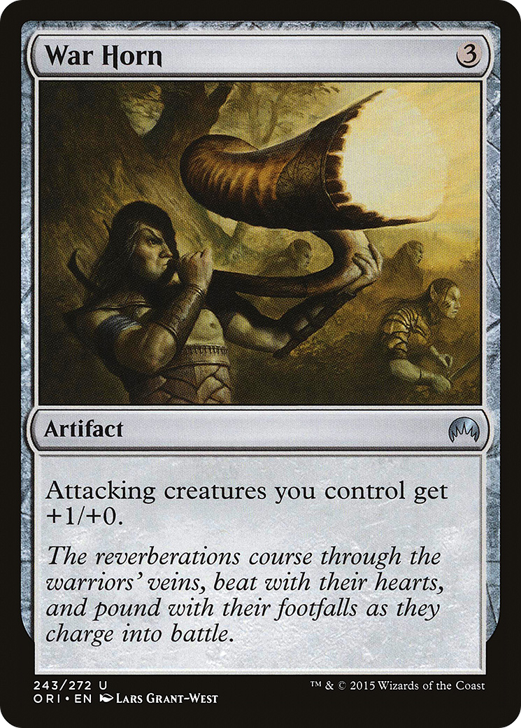 Magic Origins - (ORI-243) - War Horn Foil