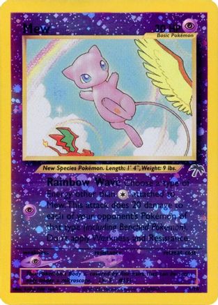 Southern Islands  001 Mew  - Reverse Holofoil - Promo