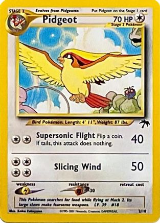 Southern Islands  002 Pidgeot  - Promo