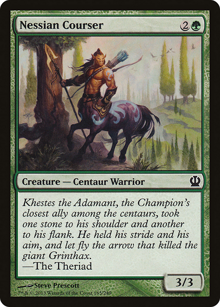 Theros - (THS-165) - Nessian Courser Foil