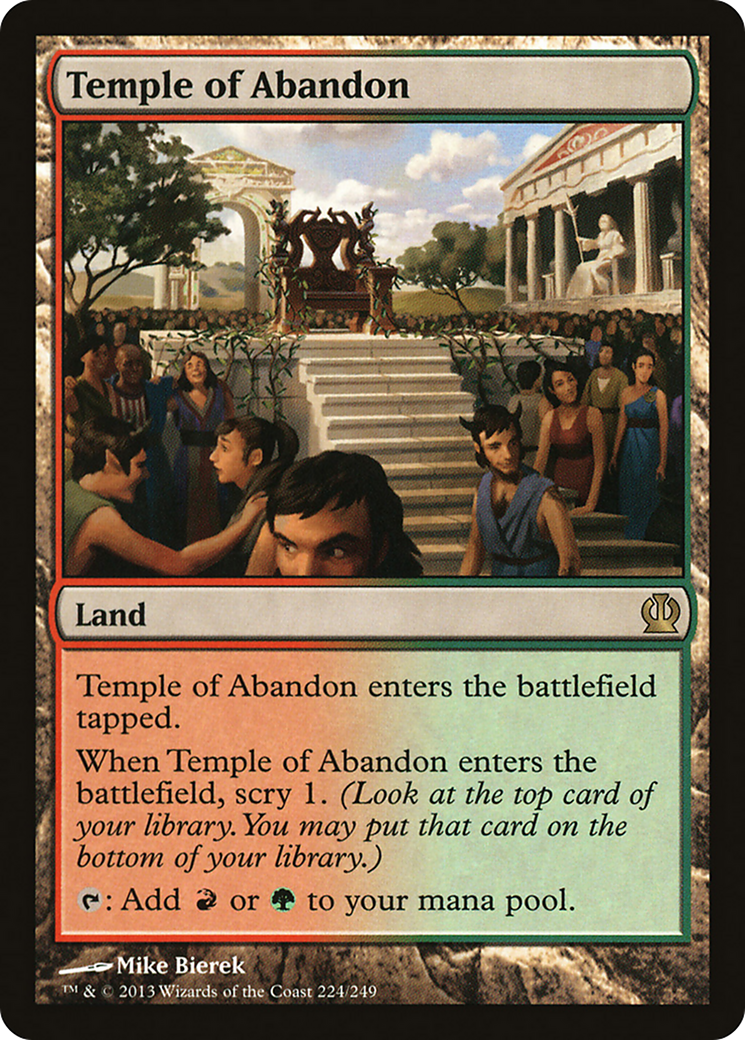 Theros - (THS-224) - Temple of Abandon
