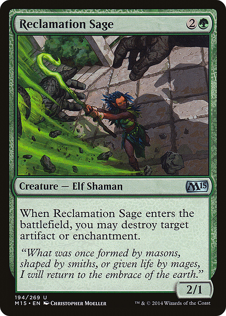Magic 2015 - (M15-194) - Reclamation Sage Foil