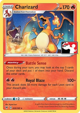 Prize Pack Series Cards  Charizard  - Rare