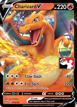 Prize Pack Series Cards  Charizard V (Prize Pack Series 1)  - Holofoil - Ultra Rare