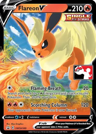 Prize Pack Series Cards  Flareon V  - Holofoil - Promo