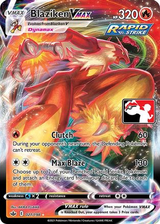 Prize Pack Series Cards  Blaziken VMAX  - Holofoil - Ultra Rare