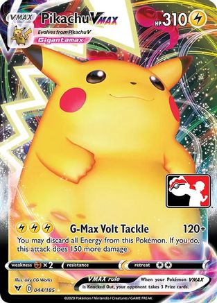 Prize Pack Series Cards  Pikachu VMAX  - Holofoil - Ultra Rare