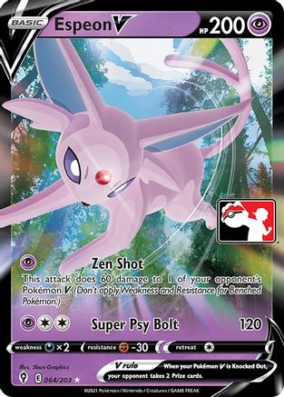Prize Pack Series Cards  Espeon V  - Holofoil - Ultra Rare