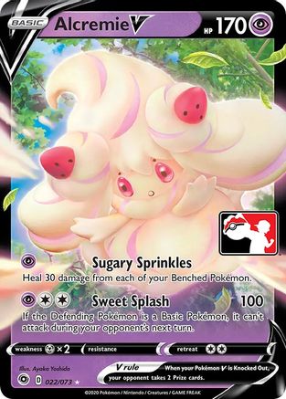 Prize Pack Series Cards  Alcremie V  - Holofoil - Ultra Rare