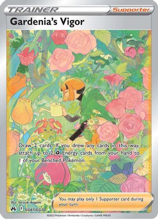 Crown Zenith Galarian Gallery  GG61/GG70 Gardenia's Vigor  - Holofoil - Ultra Rare