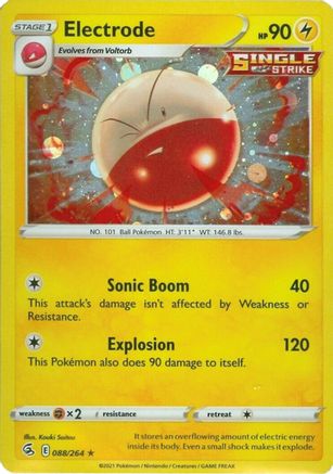 Miscellaneous Cards & Products  088/264 Electrode  - Holofoil - Rare