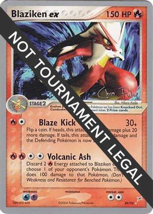 World Championship Decks  089 Blaziken ex - 2004 (Chris Fulop)  - Ultra Rare