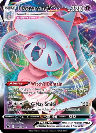 Crown Zenith  066/159 Hatterene VMAX  - Holofoil - Ultra Rare