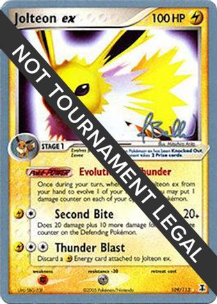 World Championship Decks  109 Jolteon ex - 2006 (Jimmy Ballard)  - Ultra Rare
