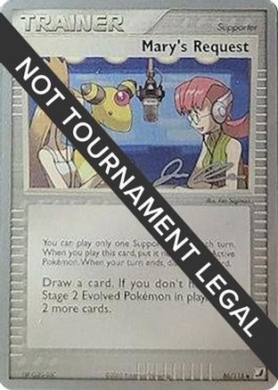 World Championship Decks  086 Mary's Request - 2006 (Jason Klaczynski)  - Uncommon