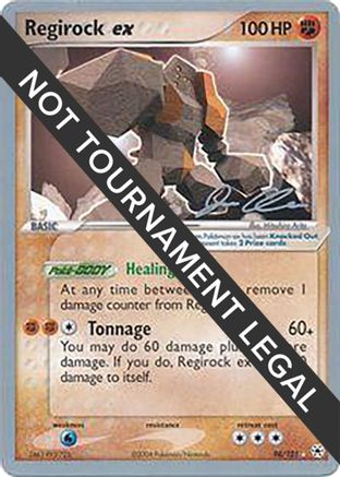 World Championship Decks  098 Regirock ex - 2006 (Jason Klaczynski)  - Ultra Rare