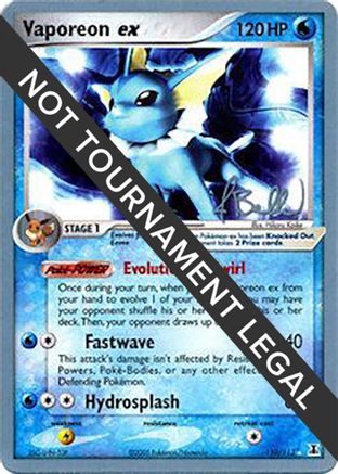 World Championship Decks  110 Vaporeon ex - 2006 (Jimmy Ballard)  - Ultra Rare