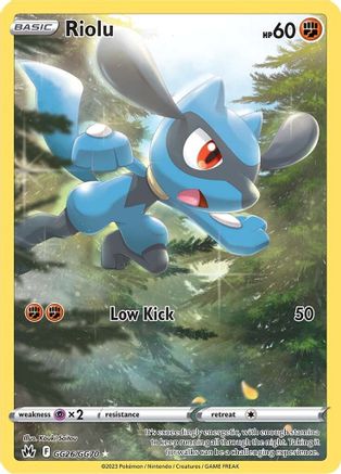 Crown Zenith Galarian Gallery  GG26/GG70 Riolu  - Holofoil - Ultra Rare